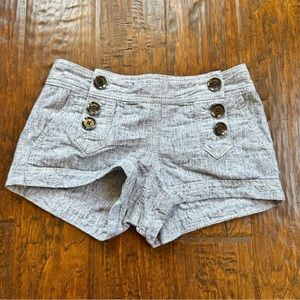 EXPRESS Women’s Linen Gray Shorts - Size 00